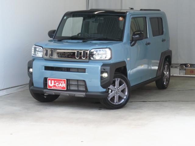 タフトＧ　ダーククロムベンチャー　　パノラマカメラ　１年間無料保証元ディーラー試乗車　電動パーキングブレーキ　コーナーセンサー　ＢＬＵＥＴＯＯＴＨ　シートヒータ　車線逸脱警報装置　キーフリー　地デジ　純正９型ディスプレイオーディオ　ＨＤＭＩ接続　オートエアコン（三重県）の中古車