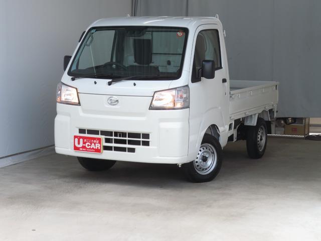 ハイゼットトラックスタンダード　４ＷＤ　５ＭＴ　荷台ゴムマット　１年間無料保証コーナーセンサー　アイドリングストップ　あゆみ板掛け　レベリング　純正フロアマット　ＡＭ／ＦＭラジオ　マニュアルエアコン　ワンオーナー車　整備記録簿　パワステ　車線逸脱警報　Ｗエアバック　オートライト（三重県）の中古車