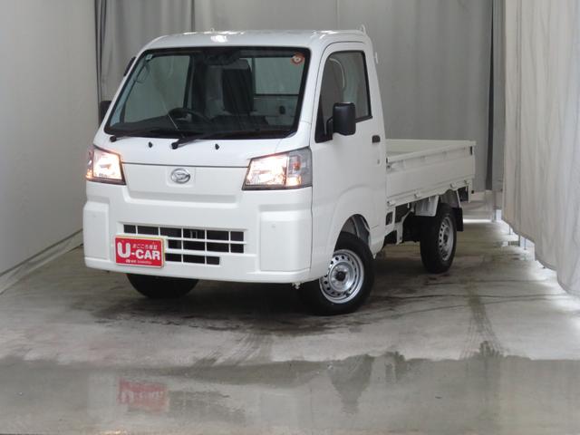 ハイゼットトラックスタンダード　４ＷＤ　５ＭＴ　届出済未使用車　１年間無料保証コーナーセンサー　アイドリングストップ　ワンオーナー車　整備記録簿　パワステ　車線逸脱警報　オートライト　あゆみ板掛け　レベリング　ＡＭ／ＦＭラジオ　衝突回避支援ブレーキ　ペダル踏み間違い抑制（三重県）の中古車