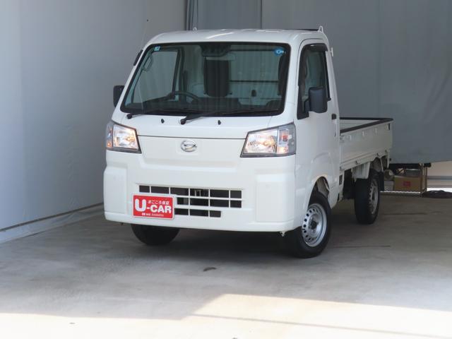 ハイゼットトラックスタンダード　　　２ＷＤ　５ＭＴ　レベリング　１年間無料保証コーナーセンサー　アイドリングストップ　Ｗエアバック　記録簿　衝突安全ボディ　パワステ　車線逸脱警報　オートライト　マニュアルエアコン　純正フロアマット　ゲートプロテクター　あゆみ板掛け（三重県）の中古車