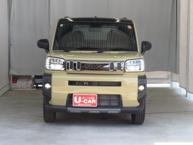 タフトGターボ クロムベンチャー ecoIDLE非装着車電動パーキングブレーキ コーナーセンサー 電動格納ミラー アダプティブクルーズコントロール LEDヘッドラント ワンオーナー 前席シートヒーター バックカメラ キーフリー 1年間無料保証(三重県)の中古車