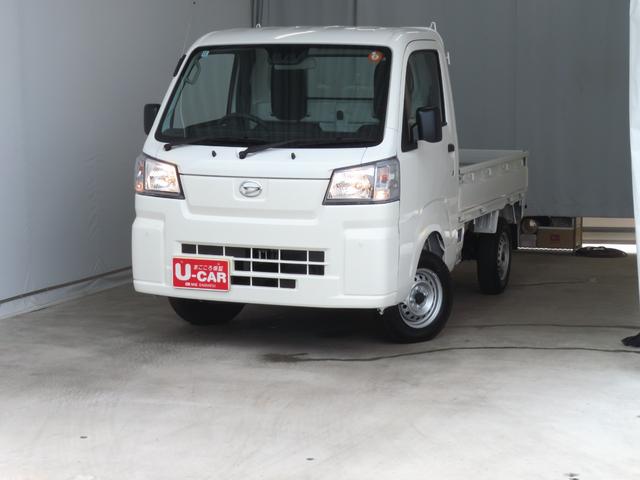 ハイゼットトラックスタンダード 4WD CVT 荷台ゴムマット 1年間無料保証コーナーセンサー アイドリングストップ 点検記録簿 パワステ オートライト 1オーナー あゆみ板掛け レベリング マニュアルエアコン AM/FMラジオ 衝突回避支援ブレーキ ペダル踏み間違い抑制(三重県)の中古車