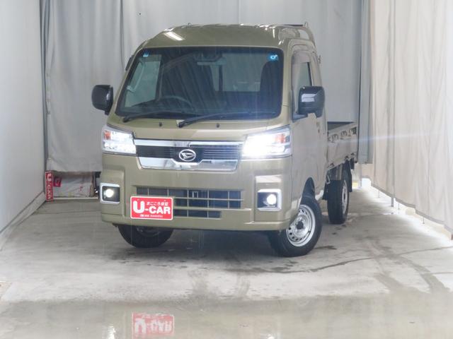 ハイゼットトラックジャンボエクストラ 4WD CVT 記録簿 1年間無料保証デフロック キーフリー コーナーセンサー ゲートチェーン ゲートプロテクター 荷台作業照明 あゆみ板掛け マニュアルエアコン パワーウィンドウ 電動格納ミラー ワンオーナー 純正フロアマット(三重県)の中古車