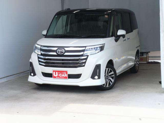 トールカスタムG 純正9型ディスプレイオーディオ 1年間無料保証電動パーキングブレーキ コーナーセンサー Bluetooth 記録簿 プッシュスタート フルセグTV Iストップ バックカメラ 電動格納ミラー キーフリー 両側パワースライドドア オートエアコン(三重県)の中古車
