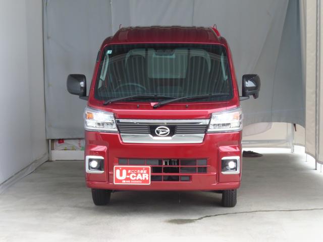 ハイゼットトラックジャンボエクストラ　　４ＷＤ　届出済未使用車　１年間無料保証デフロック　キーフリー　コーナーセンサー　ゲートチェーン　あゆみ板掛け　マニュアルエアコン　パワーウィンドウ　　　電動格納ミラー　ＬＥＤヘッドライト　衝突回避支援ブレーキ　ペダル踏み間違い抑制　ＣＶＴ（三重県）の中古車
