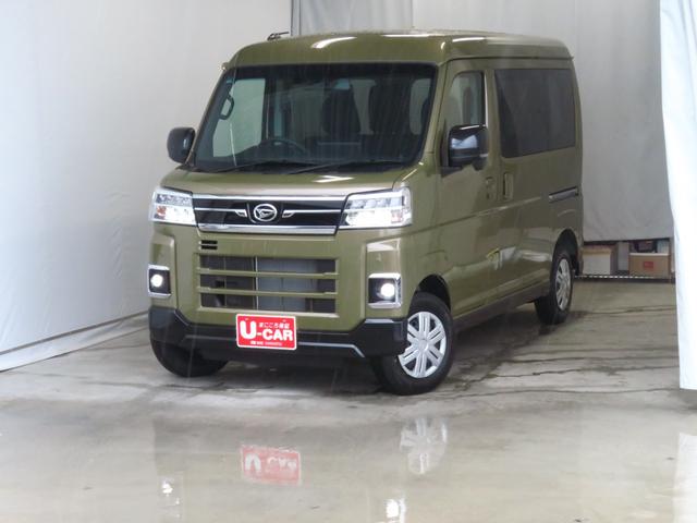 アトレーRS 2WD CVT 届出済未使用車 1年間無料保証コーナーセンサー アイドリングストップ BT接続 両側Pスライドドア 1オーナー 地デジ キーフリー 電動格納ドアミラー LEDヘッドライト 純正9型ディスプレイオーディオ バックカメラ(三重県)の中古車