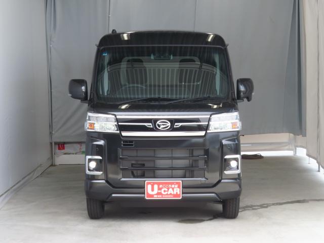 アトレーRS 2WD CVT 届出済未使用車 1年間無料保証両側パワースライドドア コーナーセンサー 1オーナー キーフリー 電動格納ドアミラー プッシュスタート LEDヘッドライト ターボエンジン Bカメラ オートエアコン パワーウィンドウ(三重県)の中古車