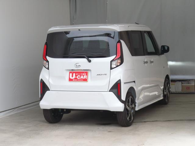 ムーヴRS 届出済未使用車 オートエアコン 1年間無料保証電動パーキングブレーキ コーナーセンサー ワンオーナー車 プッシュスタート 両側パワースライドドア バックカメラ 電動格納ミラー オートライト キーフリー パワーウィンドウ LEDヘッドライト(三重県)の中古車