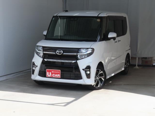 タントカスタムXセレクション オートエアコン 1年間無料保証運転席・助手席シートヒーター キーフリー LEDヘッドライト 電動格納ミラー オートライト アルミホイール パノラマカメラ 両側パワースライドドア コーナーセンサー 純正フロアマット パワーウィンドウ(三重県)の中古車