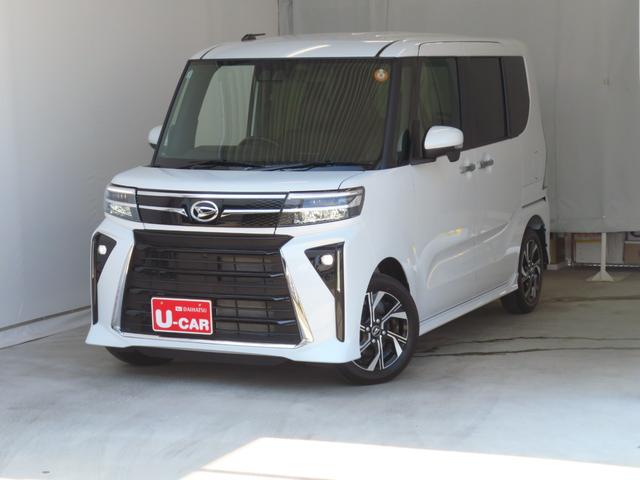 タントカスタムXリミテッド 両側パワースライドドア 1年間無料保証電動パーキングブレーキ コーナーセンサー パノラマカメラ オートエアコン 運転席・助手席シートヒーター 電格ミラー ワンオーナー ETC キーフリー LEDヘッドライト 衝突回避支援ブレーキ(三重県)の中古車