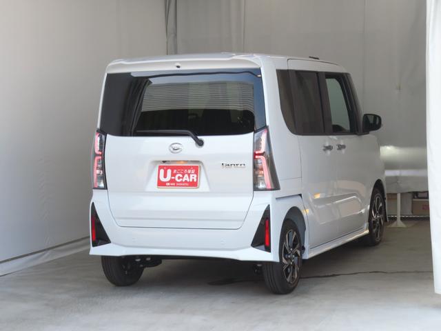 タントカスタムＸリミテッド　届出済未使用車　ＥＴＣ　１年間無料保証電動パーキングブレーキ　コーナーセンサー　運転席・助手席シートヒーター　電格ミラー　ワンオーナー　Ｂカメラ　両側パワースライドドア　衝突回避支援ブレーキ　オートエアコン　ＬＥＤヘッドライト（三重県）の中古車