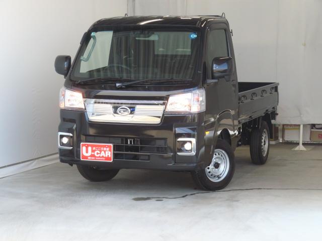 ハイゼットトラックＥＸＴ　　　　２ＷＤ　ＣＶＴ　届出済未使用車　１年間無料保証アイドリングストップ　コーナーセンサー　ゲートチェーン　レベリング　荷台作業照明　マニュアルエアコン　パワーウィンドウ　キーフリー　オートライト　ＡＢＳ　ワンオーナー　車線逸脱警報　電動格納式ミラー（三重県）の中古車