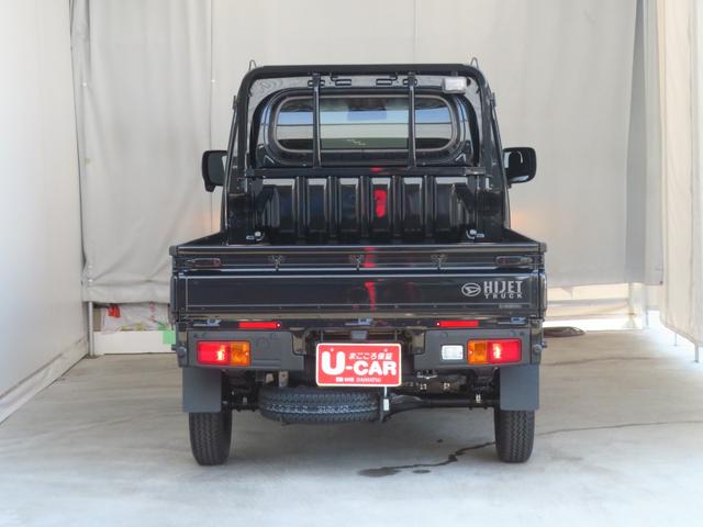 ハイゼットトラックＥＸＴ　　　　２ＷＤ　ＣＶＴ　届出済未使用車　１年間無料保証アイドリングストップ　コーナーセンサー　ゲートチェーン　レベリング　荷台作業照明　マニュアルエアコン　パワーウィンドウ　キーフリー　オートライト　ＡＢＳ　ワンオーナー　車線逸脱警報　電動格納式ミラー（三重県）の中古車