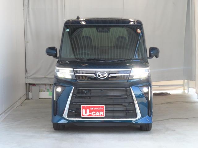 タントカスタムＲＳ　　運転席・助手席シートヒーター　１年間無料保証電動パーキングブレーキ　コーナーセンサー　パノラマカメラ　キーフリー　両側パワースライドドア　　電動格納ミラー　ＬＥＤヘットライト　オートエアコン　衝突回避支援ブレーキ　ペダル踏み間違い抑制（三重県）の中古車