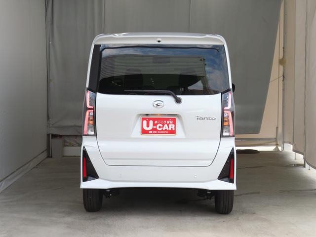 タントカスタムX 届出済未使用車 オートエアコン 1年間無料保証電動パーキングブレーキ コーナーセンサー 両側パワースライドドア 衝突回避支援ブレーキ 展示車 1オーナー 電動格納式ミラー シートヒーター LEDヘッドライト バックカメラ Aストップ キーフリー(三重県)の中古車