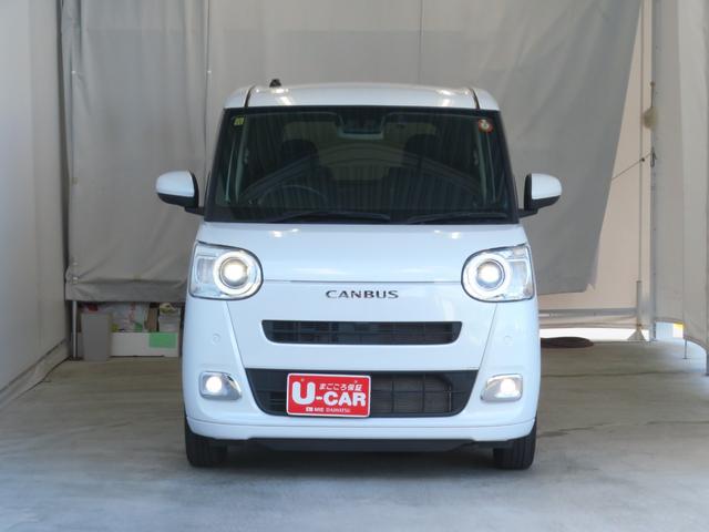 ムーヴキャンバスセオリーG 運転席・助手席シートヒーター 1年間無料保証純正7型ナビ バックカメラ キーフリー 前後ドラレコ 地デジ ブルートゥース LEDヘッドライト 電格ミラー USB接続 電動パーキングブレーキ コーナーセンサー 両側パワースライドドア(三重県)の中古車