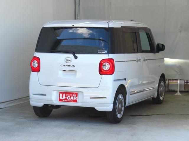 ムーヴキャンバスセオリーG 運転席・助手席シートヒーター 1年間無料保証純正7型ナビ バックカメラ キーフリー 前後ドラレコ 地デジ ブルートゥース LEDヘッドライト 電格ミラー USB接続 電動パーキングブレーキ コーナーセンサー 両側パワースライドドア(三重県)の中古車