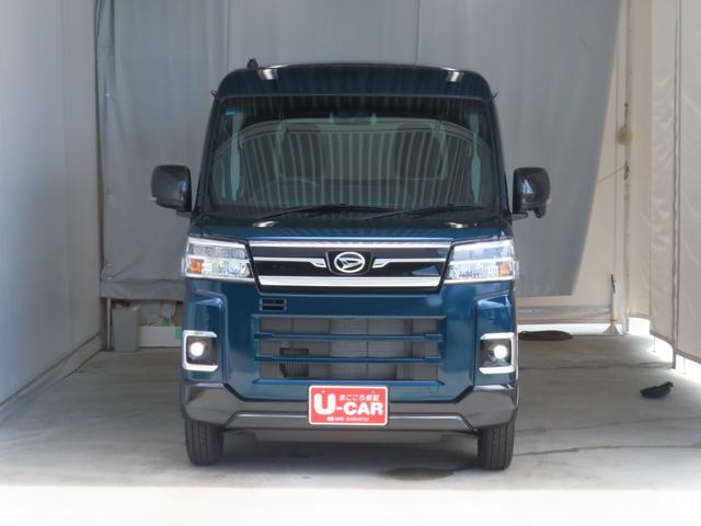 アトレー 中古車 ＲＳ　　　　　２ＷＤ　ＣＶＴ　届出済未使用車　１年間無料保証両側パワースライドドア　コーナーセンサー　エコアイドル　電動格納ミラー　オートエアコン　パワーウィンドウ　キーフリー　バックカメラ　ＬＥＤヘッドライト　メンテナンスノート　衝突回避支援ブレーキ