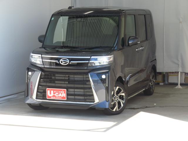 タント 中古車 カスタムＸリミテッド　届出済未使用車　ＥＴＣ　１年間無料保証電動パーキングブレーキ　コーナーセンサー　Ｓヒーター　電格ミラー　ワンオーナー　Ｂカメラ　両側電動パワースライドドア　アイドリングＳ　アルミホイール　キーフリー　ＬＥＤヘッドライト　ＡＢＳ
