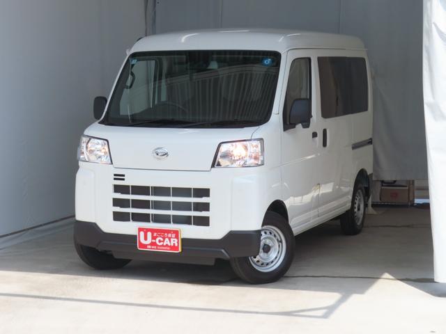 ハイゼットカーゴDX 2WD CVT マニュアルエアコン 1年間無料保証コーナーセンサー アイドリングストップ 展示車 1オーナー オートライト パワーウィンドウ レベリング AM/FMラジオ キーレスエントリー 衝突回避支援ブレーキ ペダル踏み間違い抑制(三重県)の中古車