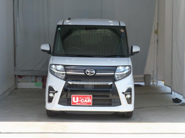 タントカスタムX 運転席・助手席シートヒーター 1年間無料保証純正7型ナビ バックカメラ キーフリー ブルートゥース 両側パワースライドドア 衝突低減ブレーキ USB入力 地デジ DVD再生 前後ドラレコ i−stop 電動格納ドアミラー LEDヘッドライト(三重県)の中古車