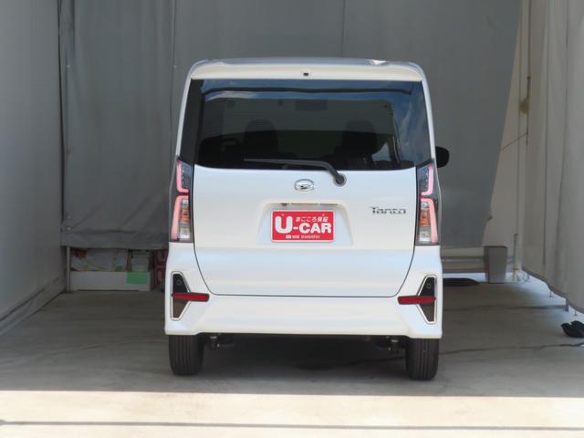 タントカスタムX 運転席・助手席シートヒーター 1年間無料保証純正7型ナビ バックカメラ キーフリー ブルートゥース 両側パワースライドドア 衝突低減ブレーキ USB入力 地デジ DVD再生 前後ドラレコ i−stop 電動格納ドアミラー LEDヘッドライト(三重県)の中古車