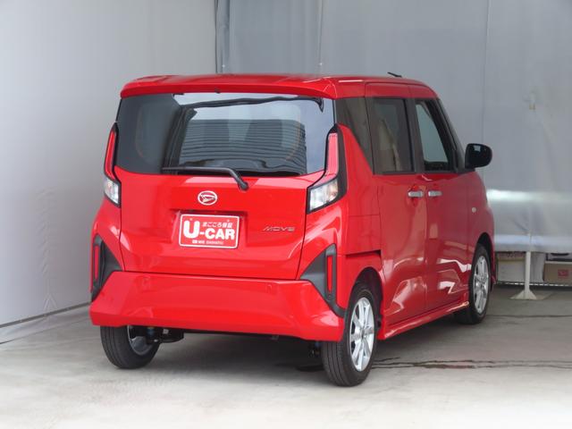 ムーヴＧ　　　　　　届出済未使用車　オートエアコン　１年間無料保証電動パーキングブレーキ　コーナーセンサー　ｉ−ｓｔｏｐ　試乗車ＵＰ　電動格納ミラー　ＬＥＤヘッドライト　バックカメラ　ワンオーナー　助手席側パワースライドドア　キーフリー　衝突回避支援ブレーキ（三重県）の中古車