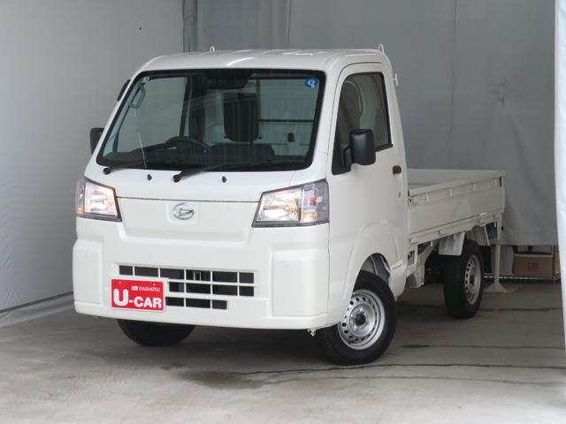 ハイゼットトラック 中古車 スタンダード　農用スペシャル　４ＷＤ　ＣＶＴ　１年間無料保証コーナーセンサー　アイドリングストップ　整備記録簿　デフロック　荷台作業照明　あゆみ板掛け　マニュアルエアコン　レベリング　オートライト　ワンオーナー車　衝突安全ボディ　車線逸脱警報　パワステ