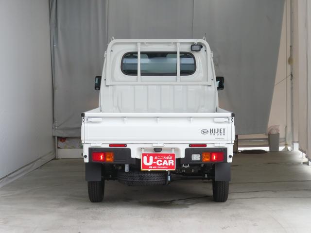 ハイゼットトラック 中古車 スタンダード　農用スペシャル　４ＷＤ　ＣＶＴ　１年間無料保証コーナーセンサー　アイドリングストップ　整備記録簿　デフロック　荷台作業照明　あゆみ板掛け　マニュアルエアコン　レベリング　オートライト　ワンオーナー車　衝突安全ボディ　車線逸脱警報　パワステ