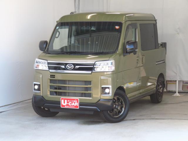 アトレーアトレーデッキバン　　４ＷＤ　ＣＶＴ　ＥＴＣ　１年間無料保証純正７型ナビ　バックカメラ　キーフリー　前後ドラレコ　電動格納ミラー　純正フロアマット　両側パワースライドドア　コーナーセンサー　オートエアコン　Ｂｌｕｅｔｏｏｔｈ　ＵＳＢ接続　ワンオーナー　ＴＶ（三重県）の中古車