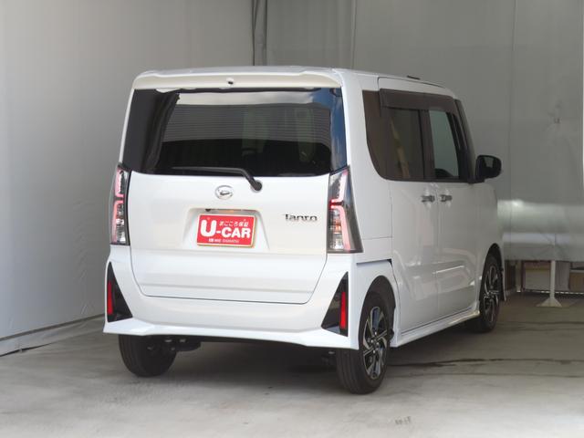 タントカスタムＸ　　両側パワースライドドア　ＥＴＣ　１年間無料保証純正７型ナビ　パノラマカメラ　キーフリー　ブルートゥース　衝突低減ブレーキ　ＵＳＢ入力　地デジ　シートヒータ　ｉ−ｓｔｏｐ　電動格納ドアミラー　前後ドラレコ　電動パーキングブレーキ　コーナーセンサー（三重県）の中古車