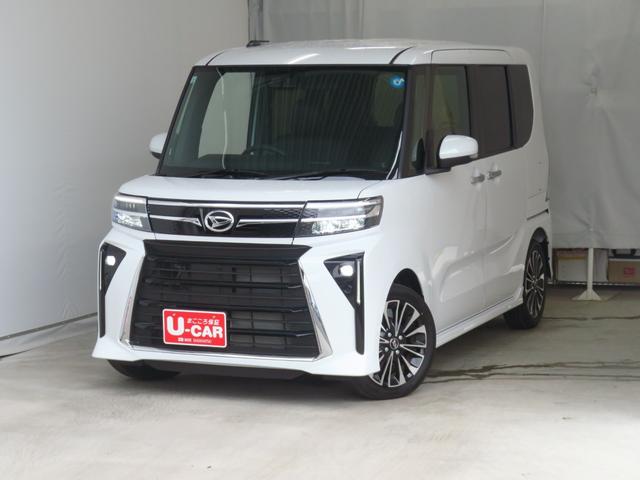 タントカスタムRS 運転席・助手席シートヒーター 1年間無料保証電動パーキングブレーキ コーナーセンサー 左右パワースライドドア アイドリングストップ 1オーナー 車線逸脱警報装置 電格ミラー バックカメラ ターボ LEDヘッドライト キーフリー オートエアコン(三重県)の中古車
