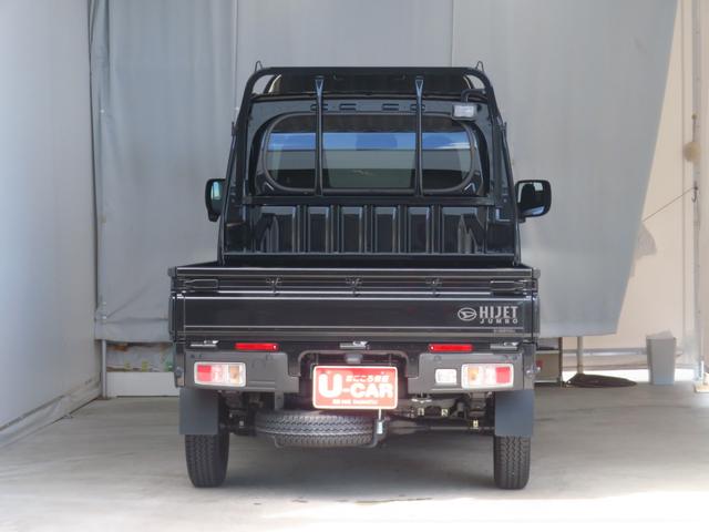 ハイゼットトラックジャンボエクストラ　　　　　　４ＷＤ　ＣＶＴ　１年間無料保証デフロック　キーフリー　コーナーセンサー　展示試乗車　ゲートチェーン　あゆみ板掛け　荷台ゴムマット　マニュアルエアコン　パワーウィンドウ　記録簿　電動格納ミラー　ワンオ−ナ−　ＬＥＤヘッドライト（三重県）の中古車