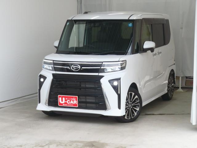 タントカスタムRS 運転席・助手席シートヒーター 1年間無料保証純正7型ナビ パノラマカメラ キーフリー コーナーセンサー Bluetooth 前後ドラレコ 電動パーキングブレーキ 両側PSD ヘッドライトLED ワンオ−ナ− USB入力 電動格納式ドアミラー(三重県)の中古車