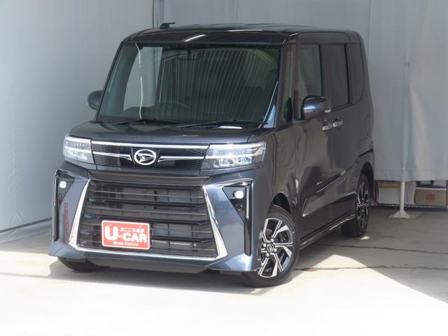 タント 中古車 カスタムＸリミテッド　届出済未使用車　ＥＴＣ　１年間無料保証電動パーキングブレーキ　コーナーセンサー　純正９型ディスプレイオーディオ　バックカメラ　両側パワースライドドア　Ｂｌｕｅｔｏｏｔｈ　地デジ　ワンオーナー　電格ミラー　運転席・助手席シートヒーター