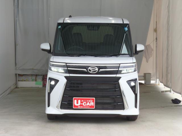 タントカスタムX 両側パワースライドドア 1年間無料保証電動パーキングブレーキ コーナーセンサー 展示車 運転席・助手席シートヒーター キーフリー バックカメラ LEDヘッドライト ワンオーナー オートエアコン 衝突回避支援ブレーキ ペダル踏み間違い抑制(三重県)の中古車