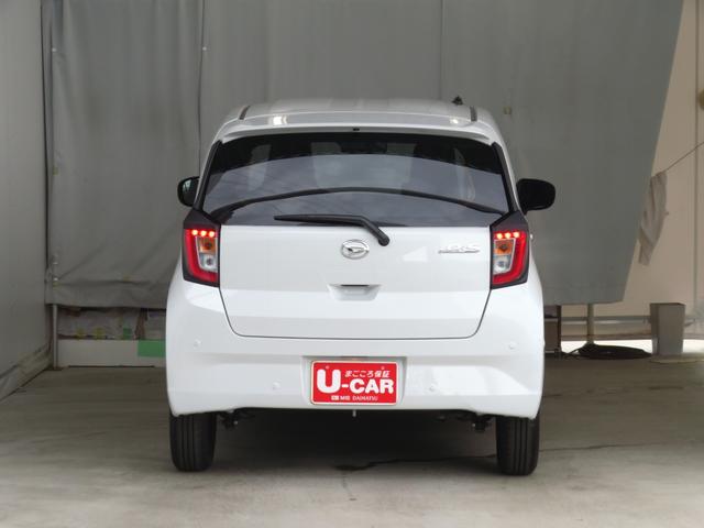 ミライースX SAIII マニュアルエアコン 1年間無料保証コーナーセンサー アイドリングストップ 定期点検記録簿 電動格納ミラー パワーウィンドウ 1オーナー キーレスエントリー LEDヘッドライト 衝突安全ボディ オートハイビーム オートライト ABS(三重県)の中古車