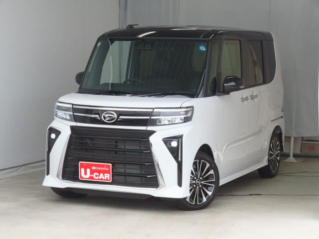 タント 中古車 カスタムＲＳリミテッド　バックカメラ　ＥＴＣ　１年間無料保証電動パーキングブレーキ　コーナーセンサー　純正９型ディスプレイオーディオ　ＢＬＵＥＴＯＯＴＨ　両側パワースライドドア　地デジ　オートエアコン　ＬＥＤライト　車線逸脱警報　シートヒーター　キーフリー