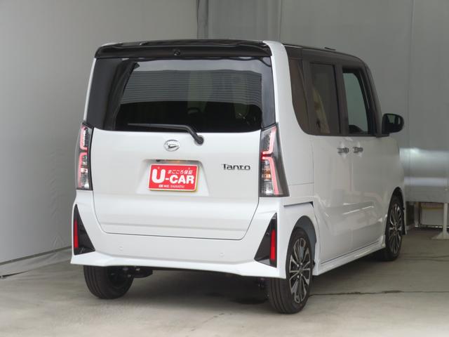 タント 中古車 カスタムＲＳリミテッド　バックカメラ　ＥＴＣ　１年間無料保証電動パーキングブレーキ　コーナーセンサー　純正９型ディスプレイオーディオ　ＢＬＵＥＴＯＯＴＨ　両側パワースライドドア　地デジ　オートエアコン　ＬＥＤライト　車線逸脱警報　シートヒーター　キーフリー
