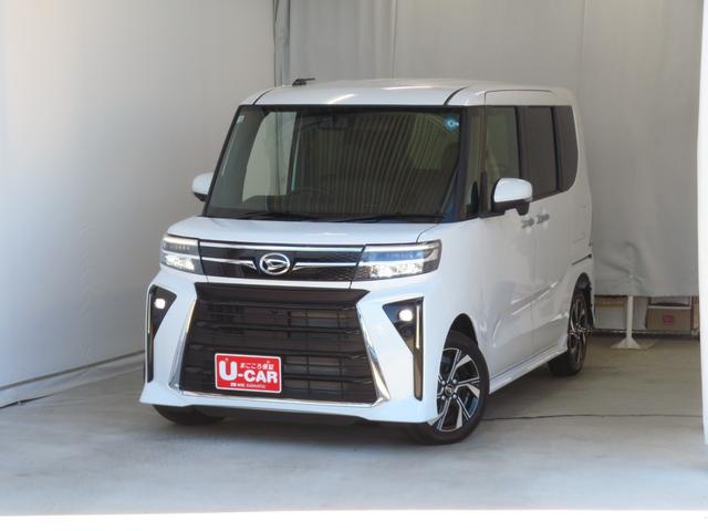 タントカスタムＸリミテッド　オートエアコン　ＥＴＣ　１年間無料保証電動パーキングブレーキ　コーナーセンサー　パノラマカメラ　アダクティブクルーズコントロール　ワンオーナー　電格ミラー　Ｓヒーター　キーフリー　アイドリングＳ　両側パワースライドドア　パワーウィンドウ（三重県）の中古車