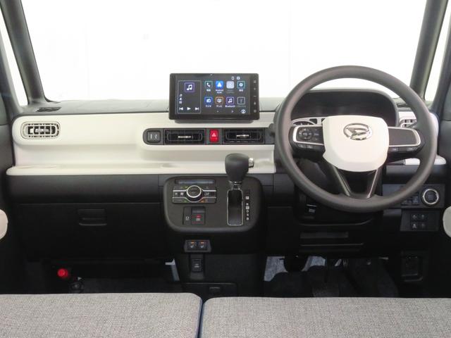 ムーヴキャンバスストライプスＧ　運転席・助手席シートヒーター　１年間無料保証電動パーキングブレーキ　コーナーセンサー　純正９型ディスプレイオーディオ　キーフリー　両側パワースライドドア　整備記録簿　Ｂカメラ　Ｂｌｕｅｔｏｏｔｈ　電動格納ミラー　ＵＳＢ接続　元試乗車　地デジ（三重県）の中古車