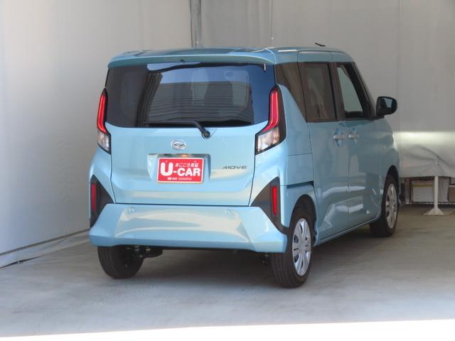 ムーヴ 中古車 Ｘ　　助手席側パワースライドドア　キーフリー　１年間無料保証コーナーセンサー　アイドリングストップ　試乗車　パノラマカメラ　純正フロアマット　オートエアコン　パワーウィンドウ　車線逸脱警報装置　衝突被害軽減装置　ＬＥＤヘッドライト　電動格納ドアミラー