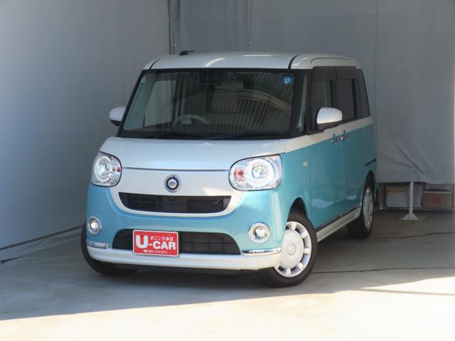 ムーヴキャンバス 中古車 ＧメイクアップＶＳ　ＳＡＩＩＩ　前後ドラレコ　１年間無料保証純正７型ナビ　パノラマカメラ　キーフリー　運転席側シートヒーター　オートエアコン　ＥＴＣ　電動格納ミラー　両側パワースライドドア　ＵＳＢ接続　ＤＶＤ再生　１オーナー　Ｂｌｕｅｔｏｏｔｈ