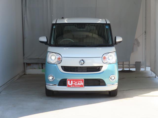 ムーヴキャンバス 中古車 ＧメイクアップＶＳ　ＳＡＩＩＩ　前後ドラレコ　１年間無料保証純正７型ナビ　パノラマカメラ　キーフリー　運転席側シートヒーター　オートエアコン　ＥＴＣ　電動格納ミラー　両側パワースライドドア　ＵＳＢ接続　ＤＶＤ再生　１オーナー　Ｂｌｕｅｔｏｏｔｈ