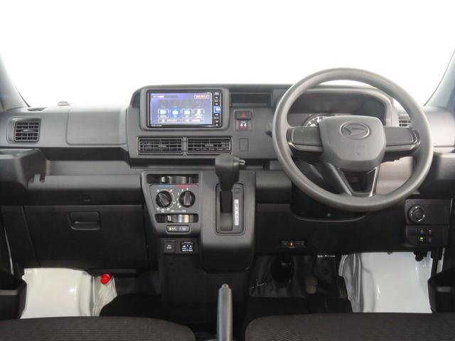 ハイゼットカーゴＤＸ　　　２ＷＤ　ＣＶＴ　マニュアルエアコン　１年間無料保証純正７型メモリーナビ　コーナーセンサー　バックカメラ　電動格納ミラー　Ｂｌｕｅｔｏｏｔｈ　Ｉ−ＳＴＯＰ　ＬＥＤヘッドライト　キーフリー　前方用ドライブレコーダー　フルセグＴＶ　ＥＴＣ　両側スライドドア（三重県）の中古車