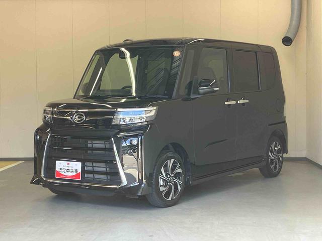 タントカスタムＸディスプレイオーディオ　バックモニター　プッシュボタンスタート　キーフリー　コーナーセンサー　オートハイビーム　ＬＥＤ　スマートアシスト　電動パーキングブレーキ　両側パワースライドドア　Ｔ−Ｆｉｎｅ（三重県）の中古車