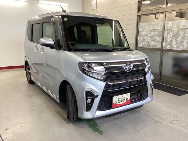 タントカスタムXセレクション衝突被害軽減ブレーキ 横滑り防止装置 オートマチックハイビーム アイドリングストップ ステアリングスイッチ オートライト キーフリーシステム オートエアコン ナビ ドラレコ ETC マット バイザー(岐阜県)の中古車