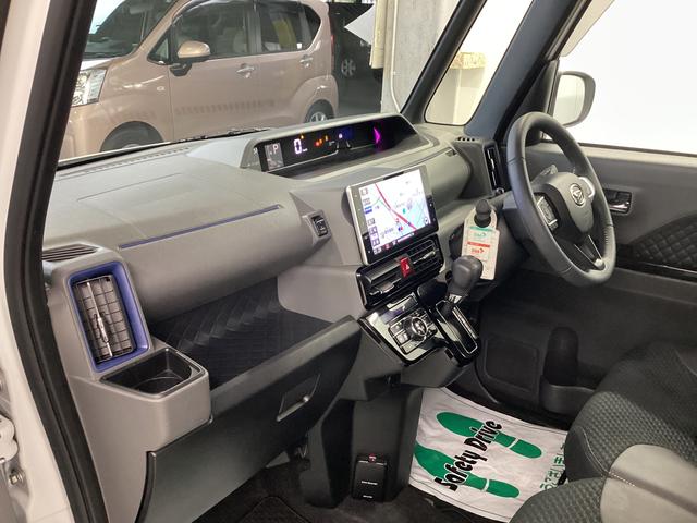 タントカスタムＲＳ衝突被害軽減ブレーキ　横滑り防止装置　オートハイビーム　アイドリングストップ　ステアリングスイッチ　オートライト　キーフリー　オートエアコン　ナビ　ドラレコ　パノラマカメラ　ＥＴＣ　マット　バイザー（岐阜県）の中古車