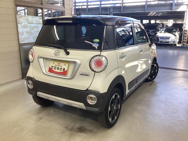 キャストアクティバG SAIII衝突被害軽減ブレーキ 横滑り防止装置 オートハイビーム アイドリングストップ ステアリングスイッチ オートライト キーフリー 社外ナビ バックカメラ 社外ドラレコ ETC マット バイザー(岐阜県)の中古車