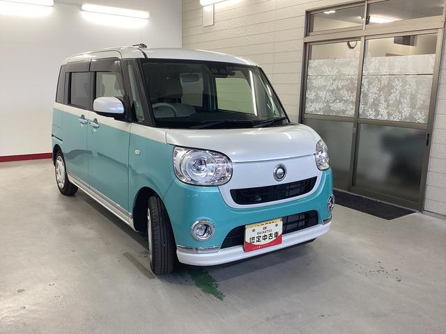 ムーヴキャンバスGメイクアップリミテッド SAIII衝突被害軽減ブレーキ 横滑り防止装置 オートハイビーム アイドリングストップ ステアリングスイッチ オートライト キーフリーシステム オートエアコン ナビ ドラレコ パノラマカメラ マット バイザー(岐阜県)の中古車